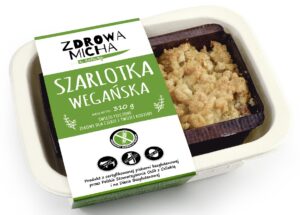 SZARLOTKA WEGAŃSKA BEZGLUTENOWA 240 g - ZDROWA MICHA (NA ZAMÓWIENIE)