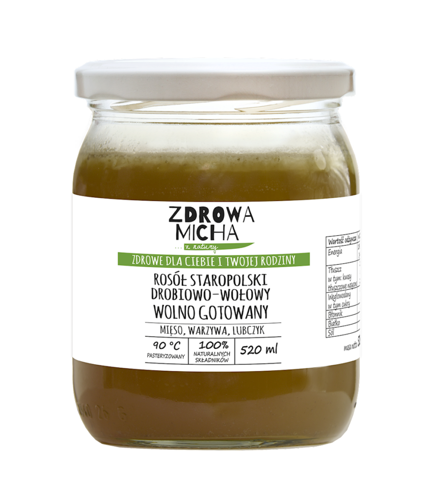 ROSÓŁ STAROPOLSKI BEZGLUTENOWY 520 ml – ZDROWA MICHA (NA ZAMÓWIENIE)