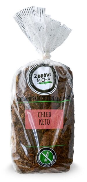 CHLEB KETO BEZGLUTENOWY 380 g - ZDROWA MICHA (NA ZAMÓWIENIE)