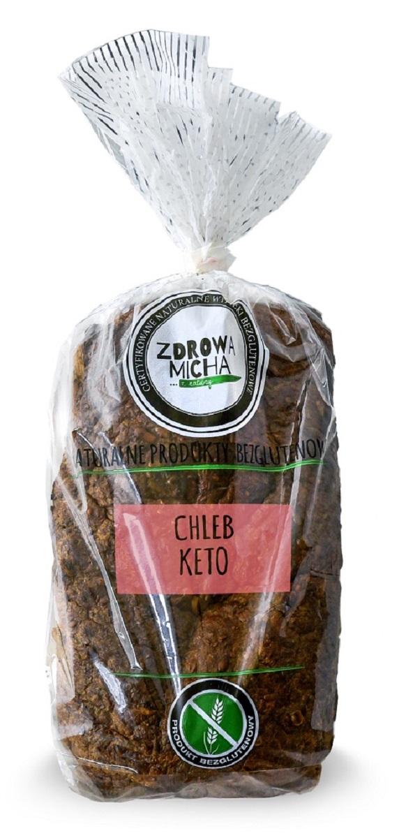CHLEB KETO BEZGLUTENOWY 380 g - ZDROWA MICHA (NA ZAMÓWIENIE)