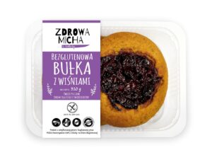 BUŁKI Z WIŚNIAMI BEZGLUTENOWA (2 szt.) 310 g - ZDROWA MICHA (NA ZAMÓWIENIE)
