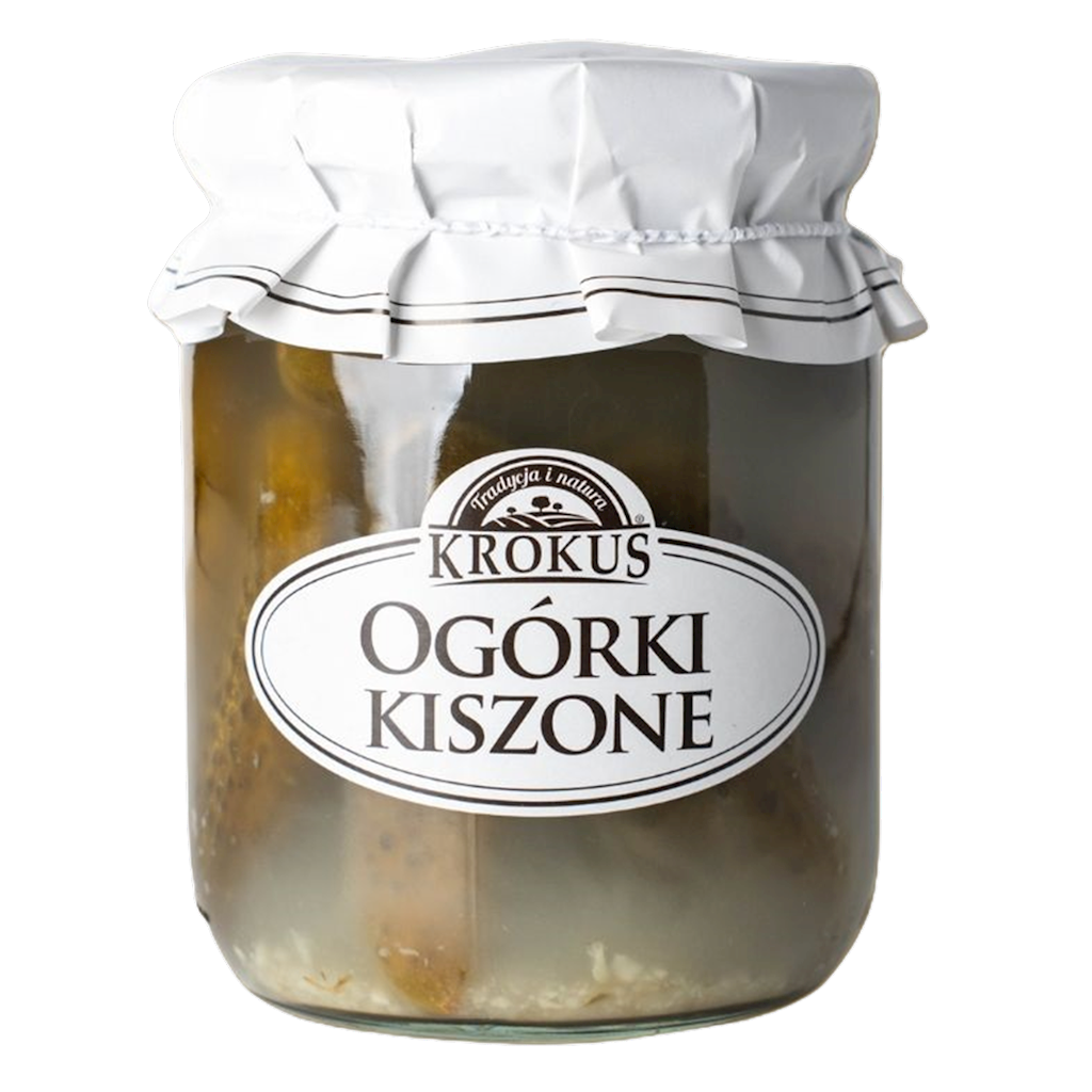 OGÓRKI KISZONE BEZGLUTENOWE 480 g (280 g) – KROKUS