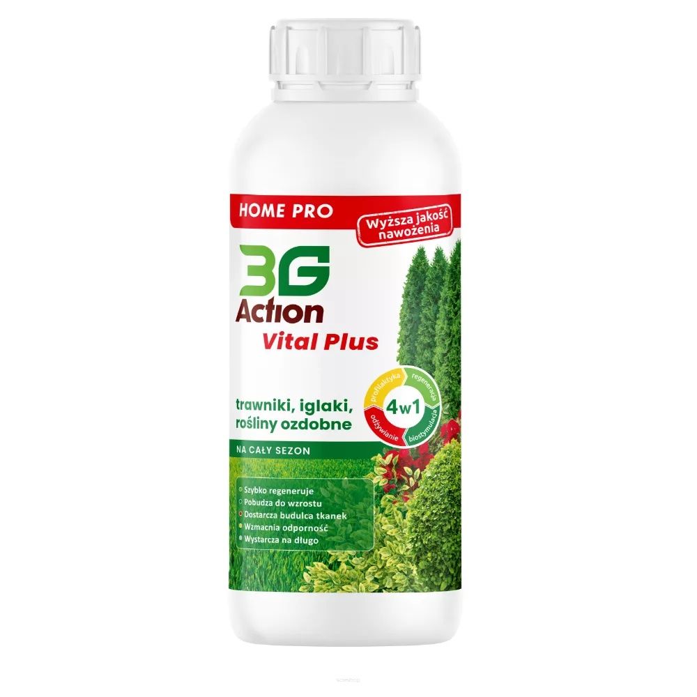 NAWÓZ UNIWERSALNY KONCENTRAT VITAL PLUS 4w1 ECO 1 L – 3G ACTION