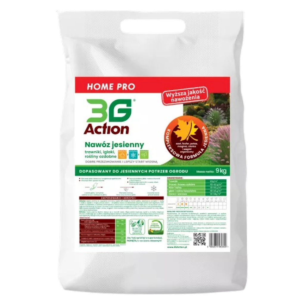 NAWÓZ JESIENNY ECO 9 kg – 3G ACTION (PRODUKT SEZONOWY)