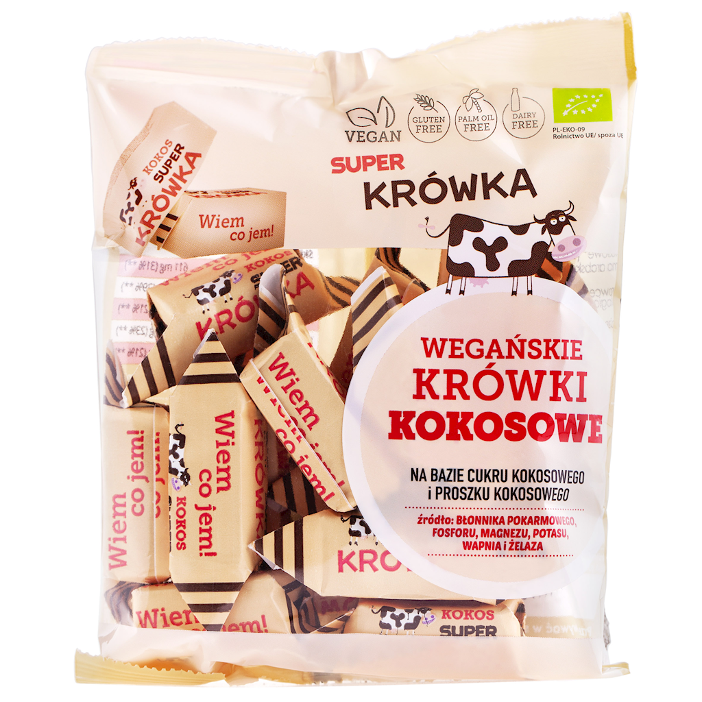 KRÓWKI KOKOSOWE BEZMLECZNE BEZGLUTENOWE BIO 150 g – ME GUSTO (SUPER KRÓWKA)
