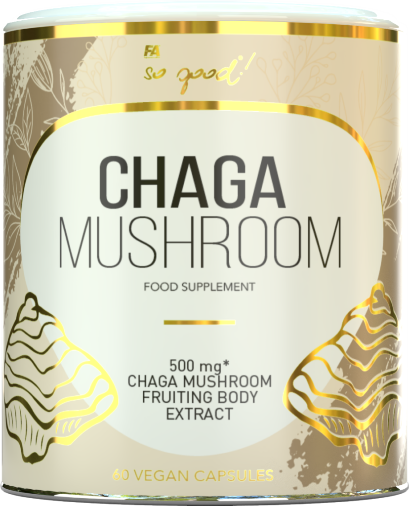 GRZYBY CHAGA EKSTRAKT (500 mg) 60 KAPSUŁEK – SO GOOD!