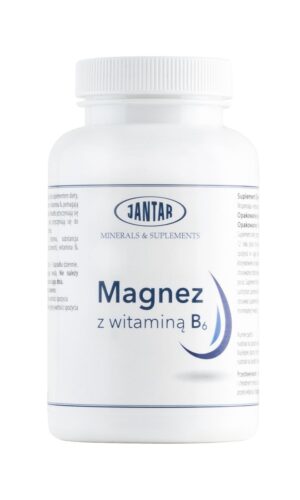 MAGNEZ + WITAMINA B6 60 KAPSUŁEK - JANTAR