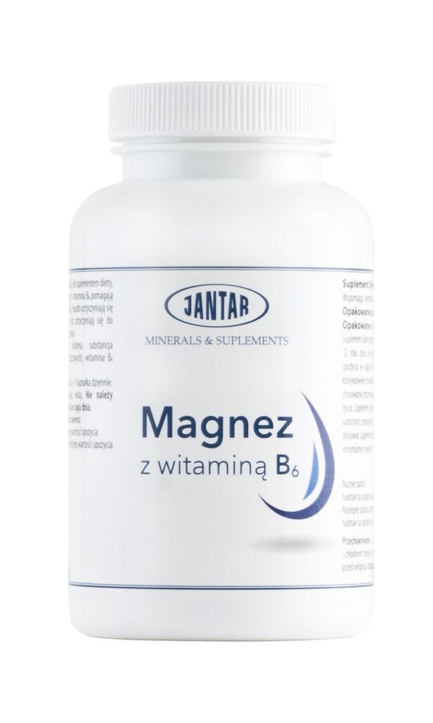 MAGNEZ + WITAMINA B6 60 KAPSUŁEK – JANTAR