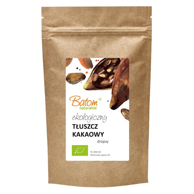TŁUSZCZ KAKAOWY BIO 100 g – BATOM