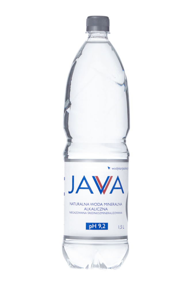 NATURALNA WODA MINERALNA ALKALICZNA NIEGAZOWANA 1,5 L – JAVA