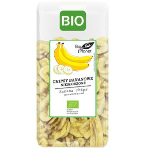 CHIPSY BANANOWE NIESŁODZONE BIO 150 g - BIO PLANET