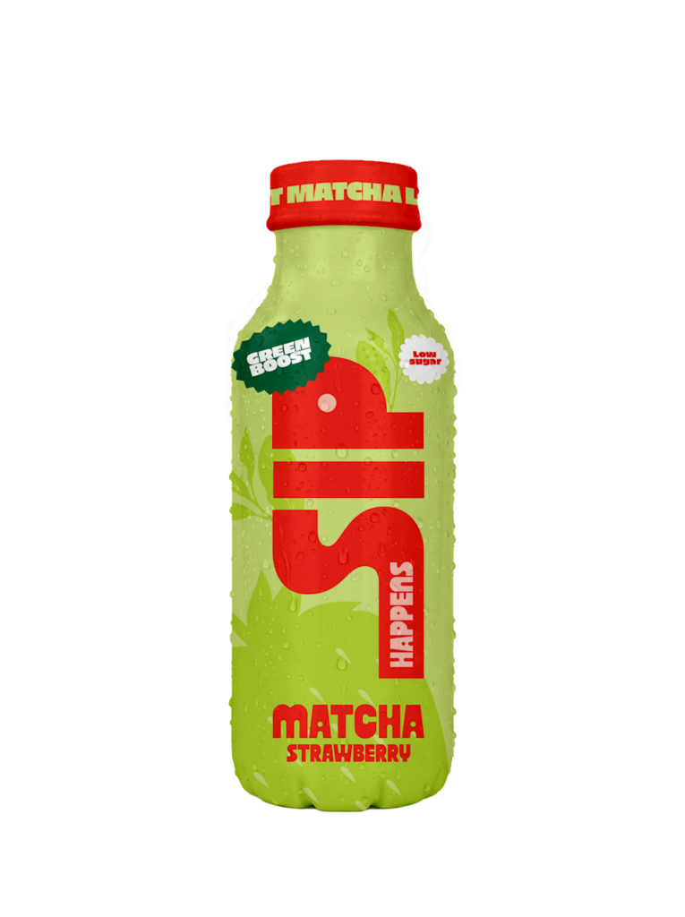NAPÓJ MATCHA LATTE O SMAKU TRUSKAWKOWYM BEZ DODATKU CUKRÓW 250 ml – SIP