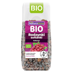 RODZYNKI SUŁTANKI BEZGLUTENOWE BIO 200 g - NATURAVENA