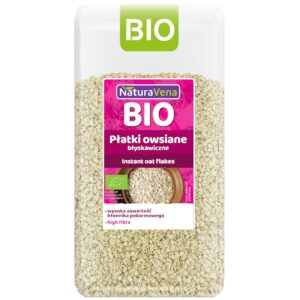 PŁATKI OWSIANE BŁYSKAWICZNE BIO 300 g - NATURAVENA