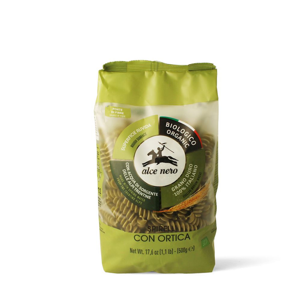 MAKARON (SEMOLINOWY Z POKRZYWĄ) ŚWIDERKI BIO 500 g – ALCE NERO