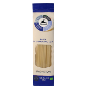 MAKARON (SEMOLINOWY - PASTA DI GRAGNANO) SPAGHETTONI BIO 500 g - ALCE NERO