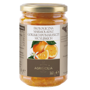 MARMOLADA Z GORZKICH POMARAŃCZY SYCYLIJSKICH BIO 360 g - AGRISICILIA