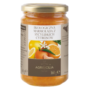 MARMOLADA Z CYTRUSÓW SYCYLIJSKICH BIO 360 g - AGRISICILIA