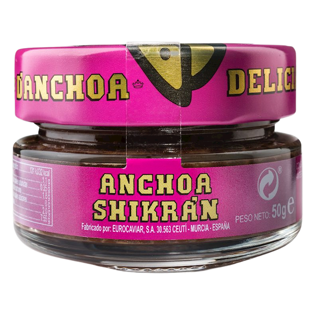 KAWIOR Z ANCHOIS (SARDELI) 50 g – EUROCAVIAR (SHIKRAN)