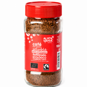 KAWA ROZPUSZCZALNA LIOFILIZOWANA BEZKOFEINOWA ARABICA 100 % FAIR TRADE BIO 100 g - ALTERNATIVA3